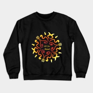 Mandala positive affirmatives 2 Crewneck Sweatshirt